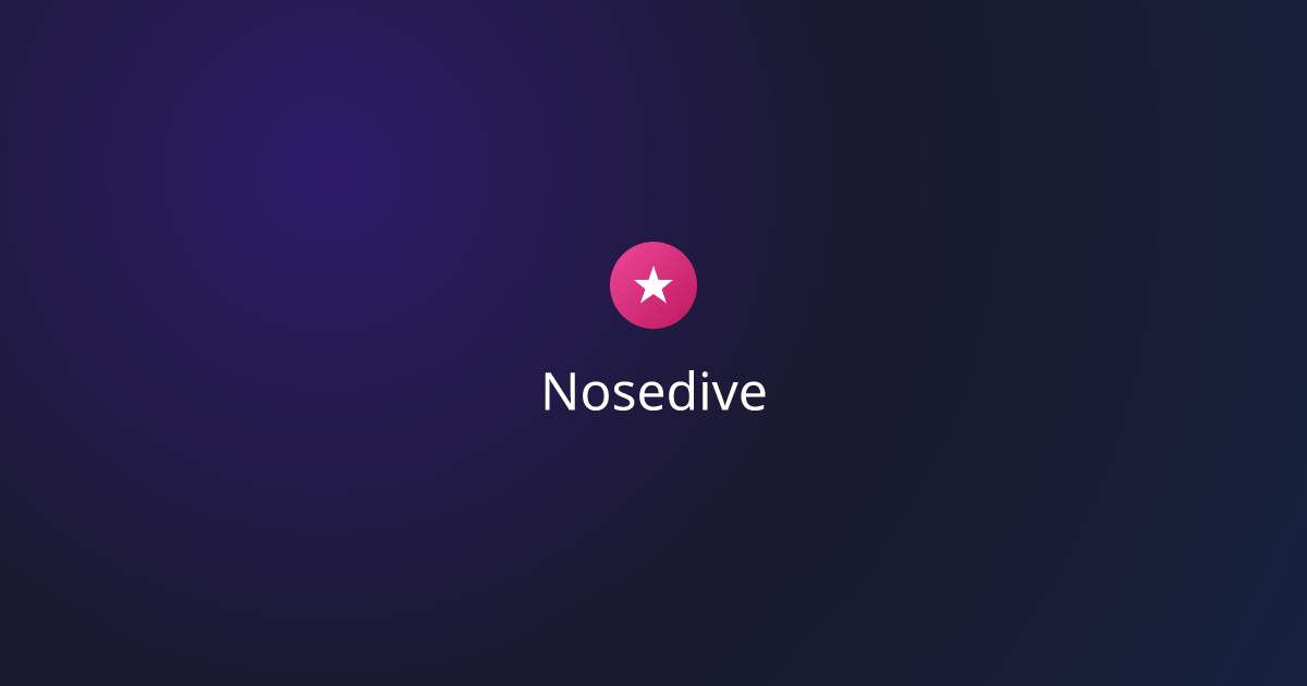 Nosedive - Your Farcaster Score Tracker - Farcaster Mini Apps
